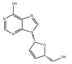 2',3'-Dideoxy-2',3'-didehydroinosine