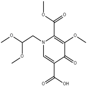 1-(2,2-diMethoxyethyl)-5-Methoxy-6-(Methoxycarbonyl)-4-oxo-1,4-dihydropyridine-3-carboxylic acid