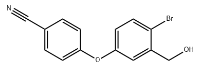 4-(4-broMo-3-(hydroxyMethyl)phenoxy)benzonitrile