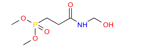 3-(Dimethylphosphono)-N-methylolpropionamide