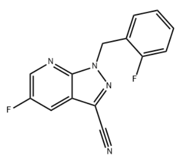 5-fluoro-1-(2-fluorobenzyl)-1H-pyrazolo[3,4-b]pyridine-3-carbonitrile