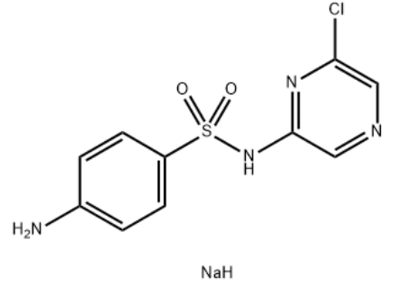 sodium N-(6-chloropyrazinyl)sulphanilamidate