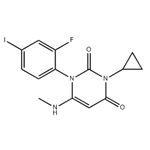 3-cyclopropyl-1-(2-fluoro-4-iodophenyl)-6-(MethylaMino)pyriMidine-2,4(1H,3H)-dione