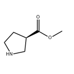 3-Pyrrolidinecarboxylic acid, methyl ester, (3R)- (9CI)