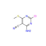 5-PyriMidinecarbonitrile, 4-aMino-2-chloro-6-(Methylthio)