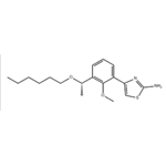 (S)-4-(3-(1-(hexyloxy)ethyl)-2-methoxyphenyl)thiazol-2-amine