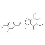 8-[(E)-2-(3,4-dimethoxyphenyl)ethenyl]-1,3-diethyl-7-methyl-purine-2,6 -dione