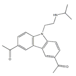 1,1'-(9-(2-(isopropylamino)ethyl)-9H-carbazole-3,6-diyl)bis(ethan-1-one) pictures