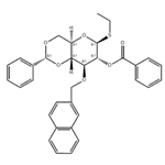 Ethyl 4,6-O-Benzylidene-3-O-(2-naphthalenylmethyl)-2-O-benzoyl-1-thio-β-D-glucopyranoside