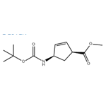  (1S,4R)-Methyl 4-((tert-butoxycarbonyl)amino)cyclopent-2-enecarboxylate