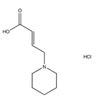 (2E)-4-(1-Piperidinyl]-2-butenoic acid hydrochloride