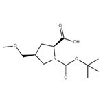 (2S,4S)-1-(tert-butoxycarbonyl)-4-(MethoxyMethyl)pyrrolidine-2-carboxylic acid