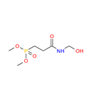 3-(Dimethylphosphono)-N-methylolpropionamide