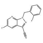 5-fluoro-1-(2-fluorobenzyl)-1H-pyrazolo[3,4-b]pyridine-3-carbonitrile