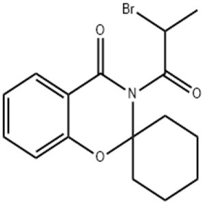 3-(2-bromo-1-Oxopropyl)-spiro[2H-1,3-benzoxazine-2,1'-cyclohexan]-4(3H)-one