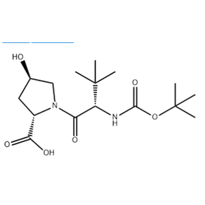 (2S,4R)-1-((S)-2-((tert-butoxycarbonyl)amino)-3,3-dimethylbutanoyl)-4-hydroxypyrrolidine-2-carboxylicacid