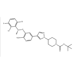 (R)-tert-butyl 4-(4-(6-aMino-5-(1-(2,6-dichloro-3-fluorophenyl)ethoxy)pyridin-3-yl)-1H-pyrazol-1-yl)piperidine-1-carboxylate