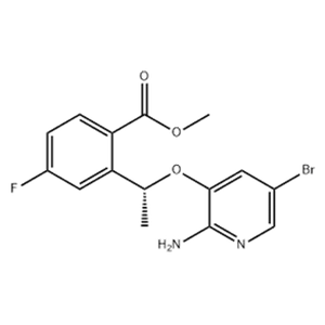 methyl(R)-2-(1-((2-amino-5-bromopyridin-3-yl)oxy)ethyl)-4-fluorobenzoate