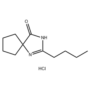 2-Butyl-4-spirocyclopentane-2-imidazolin-5-one hydrochloride