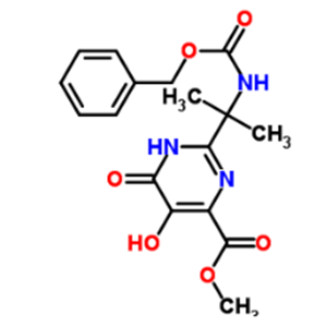 Methyl 2-(2-(benzyloxycarbonylamino)propan-2-yl)-5-hydroxy-6-oxo-1,6-dihydropyrimidine-4-carboxylate