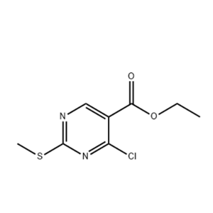 ethyl 4-chloro-2-methylthio-5-pyrimidine-carboxyl