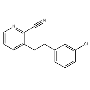 3-[2-(3-Chlorophenyl)ethyl]-2-pyridinecarbonitrile