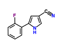 5-(2-fluorophenyl)-1H-pyrrole-3-carbonitrile