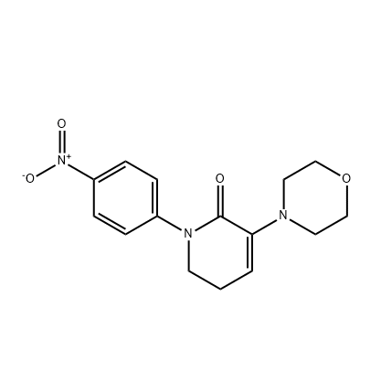 5,6-Dihydro-3-(4-morpholinyl)-1-(4-nitrophenyl)-2(1H)-pyridinone