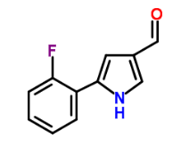  1H-Pyrrole-3-carboxaldehyde, 5-(2-fluorophenyl)-