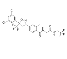 4-(5-(3,5-dichlorophenyl)-5-(trifluoromethyl)-4,5-dihydroisoxazol-3-yl)-2-methyl-N-(2-oxo-2-((2,2,2-trifluoroethyl)amino)ethyl)benzamide