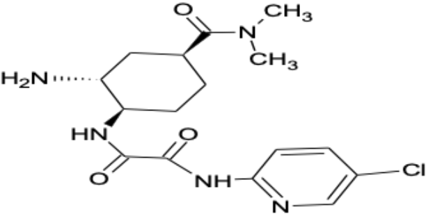 N1-(5-chloropyridin-2-yl)-N2-((1S,2R,4S)-2-[(tert-Butoxycarbonyl) Amino ]-4-[(dimethylamino)carbonyl]-cyclohexyl) oxalamide dimethanesulfonate