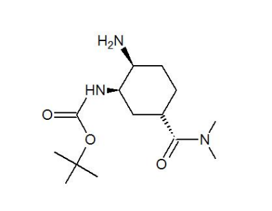 Tert-Butyl ((1R,2S,5S)-2-amino-5-(dimethyl carbamoyl) cyclohexyl) carbamate