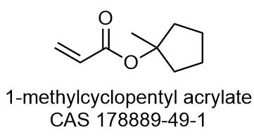 1-methylcyclopentyl acrylate