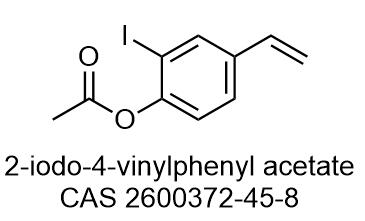 2-iodo-4-vinylphenyl acetate