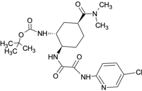 [(1R,2S,5S)-2-[[2-[(5-chlorobenzyl-2-yl)amino] -2-oxoacetyl]amino]-5-(dimethylaminocarbonyl)cyclohexyl ]Tert-Butyl Carbamate