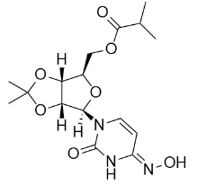 ((3aR,4R,6R,6aR)-6-(4-(hydroxyamino)-2-oxopyrimidin-1(2H)-yl)-2,2-dimethyltetrahydrofuro[3,4-d][1,3]dioxol-4-yl)methyl isobutyrate