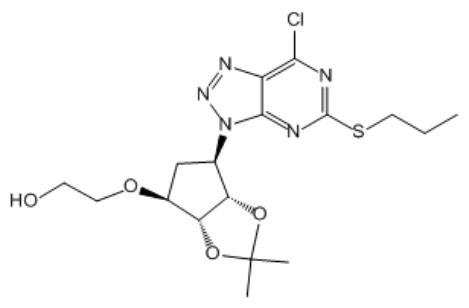 2-[[(3aR,4S,6R,6aS)-6-[7-Chloro-5-(propylthio)-3H-1,2,3-triazolo[4,5-d]pyrimidin-3-yl]tetrahydro-2,2-dimethyl-4H-cyclopenta-1,3-dioxol-4-yl]oxy]-ethanol