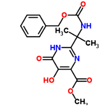 Methyl 2-(2-(benzyloxycarbonylamino)propan-2-yl)-5-hydroxy-6-oxo-1,6-dihydropyrimidine-4-carboxylate