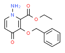 1-Amino-3-benzyloxy-4-oxo-1,4-dihydropyridine-2-carboxylic acid ethyl ester