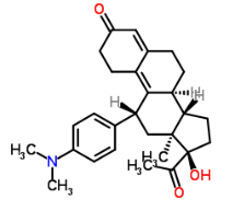 11β-[4-(N,N-dimethylamino)-phenyl]-17α-hydroxy-19-norpregna-4,9-diene-3,20-dione