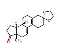 Cyclic-3-(1,2-ethanediyl acetal)-estra-5(10),9(11)-dien-3,17-dione