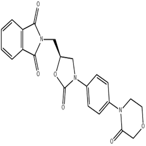 1H-ISOindole-1,3(2H) -Dione, 2-[[(5S)-2-OXO-3-[4-(3-OXO-4-MORPHolinyl)PHENYL] -5-OXAZolidinyl]METHYL]-