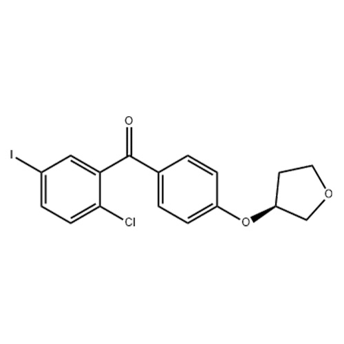 (S)-(2-Chloro-5-iodophenyl)(4-(tetrahydrofuran-3-yloxy)phenyl)methanone