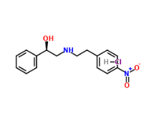 (R)-2-[[2-(4-nitrophenyl ethyl] aMino]-1-phenyl ethanol Monohydrochloride