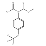 Methyl N-carbonochloridoyl-N-[4-(trifluoromethoxy)phenyl]carbamate