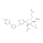 (2R,3R,4R,5S,6S)-2-(acetoxymethyl)-6-(3-((5-(4-fluorophenyl)thiophen-2-yl)methyl)-4-methylphenyl)tetrahydro-2H-pyran-3,4,5-triyl triacetate