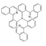 Ir(piq)3, Tris[1-phenylisoquinolinato-C2,N]iridium(III)