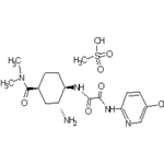 N1-[(1S,2R,4S)-2-amino-4-(dimethylcarbamoyl)cyclohexyl]-N2-(5-chloropyridin-2-yl)ethanediamide methanesulfonic acid