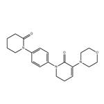 5,6-Dihydro-3-(4-morpholinyl)-1-[4-(2-oxo-1-piperidinyl)phenyl]-2(1H)-pyridinone