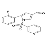 5-(2-fluorophenyl)-1-(3-pyridinylsulfonyl)-1H-Pyrrole-3-carboxaldehyde